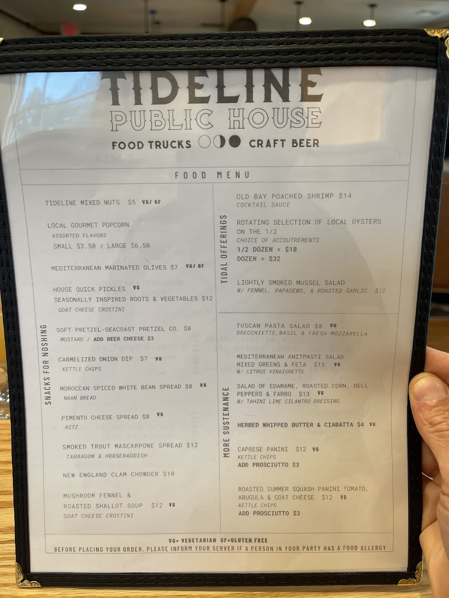 Menu Tideline Public House-4