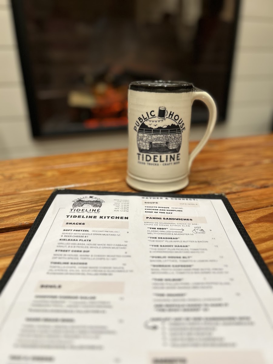 Menu Tideline Public House-7