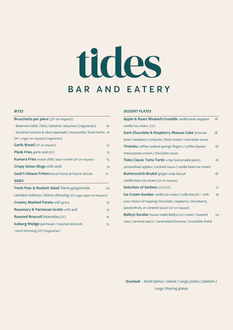Menu Tides Bar & Eatery-4