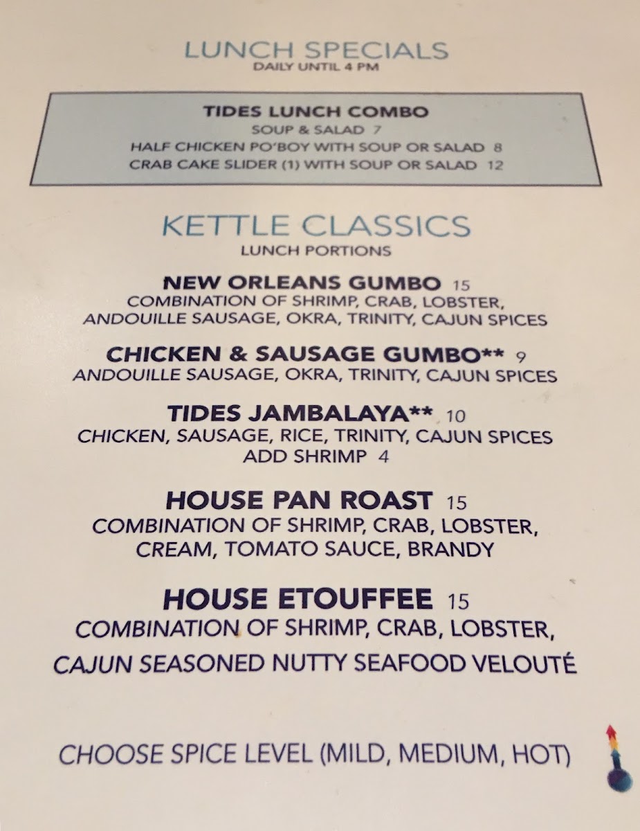 Menu Tides Oyster Bar-5
