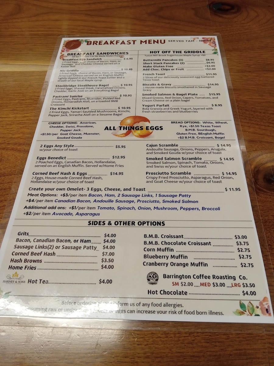 Menu Tiffany's Cafe & Market-9