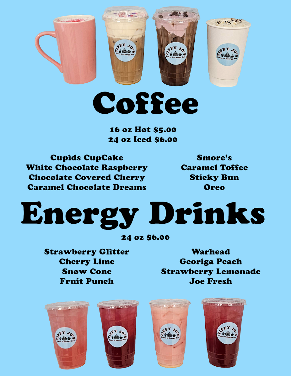 Menu Tiffy Jo’S Diner & Energy Bar-4