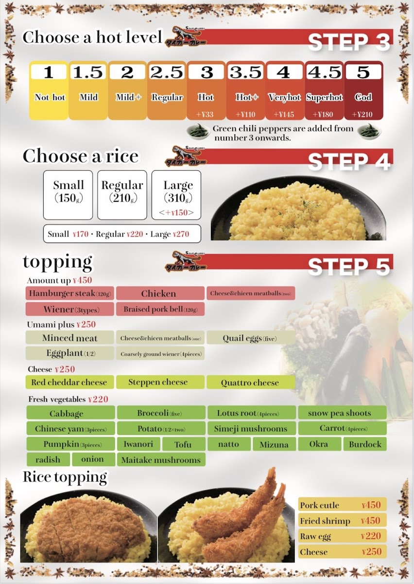 Menu Tiger Curry-4