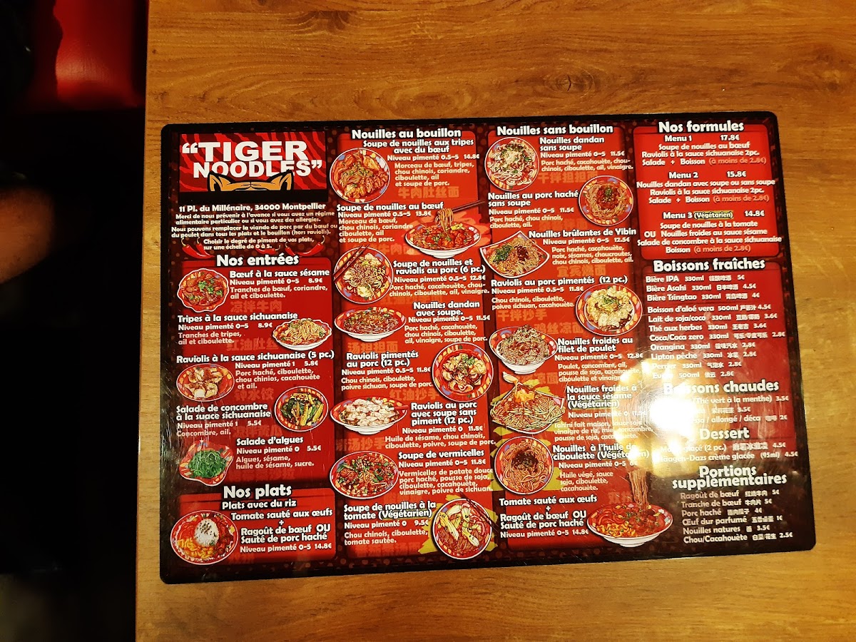 Menu Tiger Noodles Antigone-5
