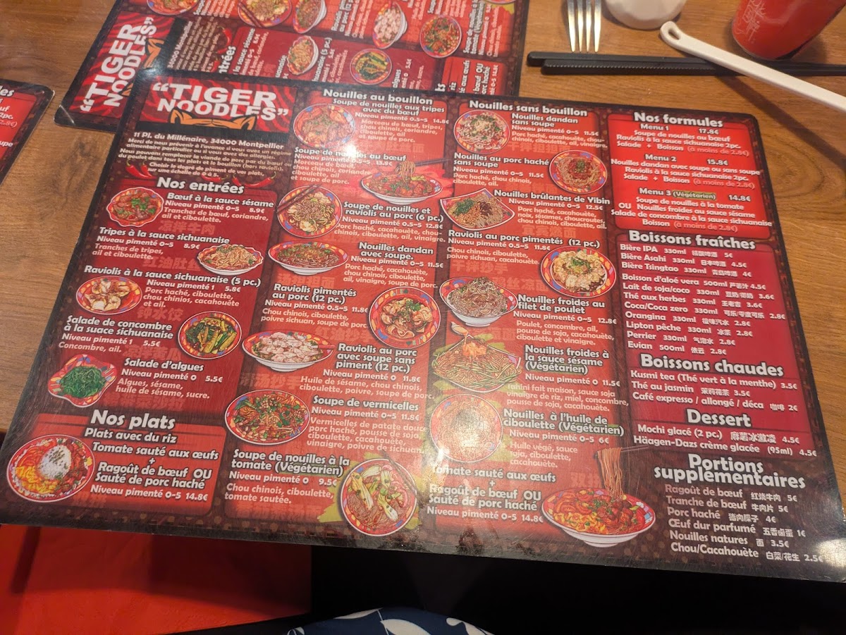 Menu Tiger Noodles Antigone-7
