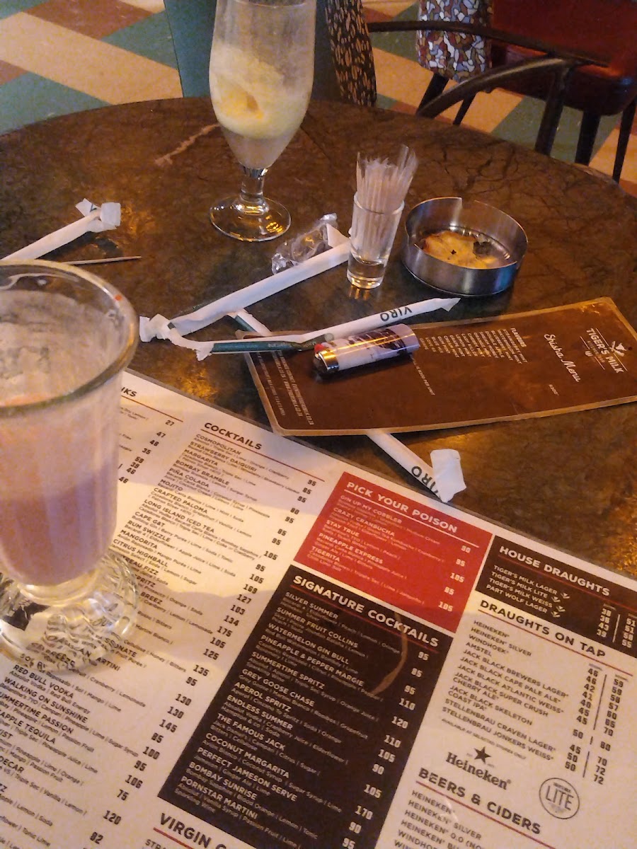 Menu Tiger's Milk Appleton's Village-2