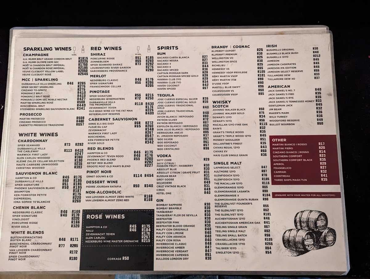 Menu Tiger's Milk Long Street-1