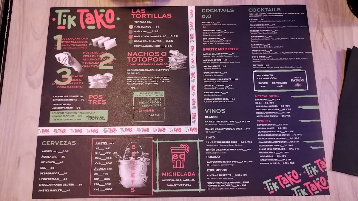 Menu Tik Tako-1