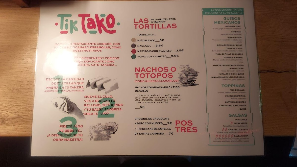 Menu Tik Tako-4