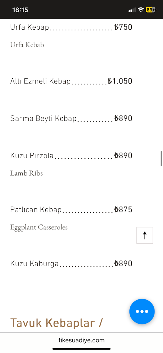 Menu Tike Suadiye Restorant-3