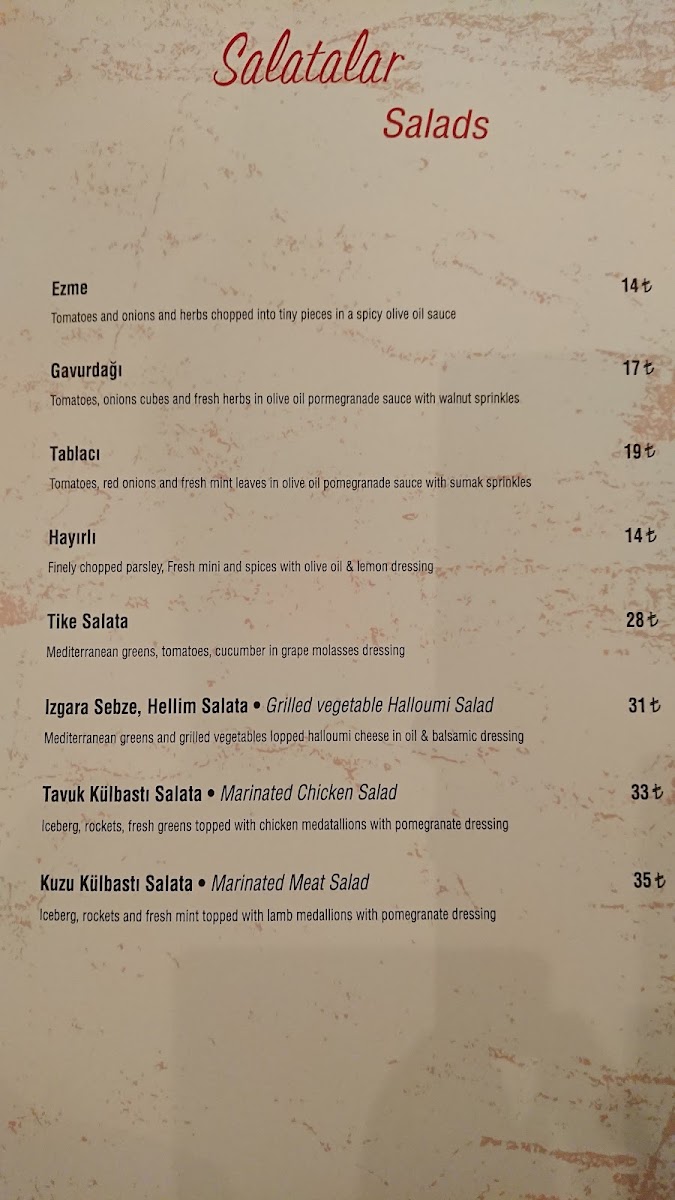 Menu Tike Suadiye Restorant-9
