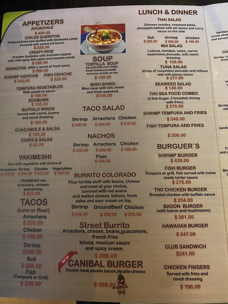 Menu Tiki Bar-3