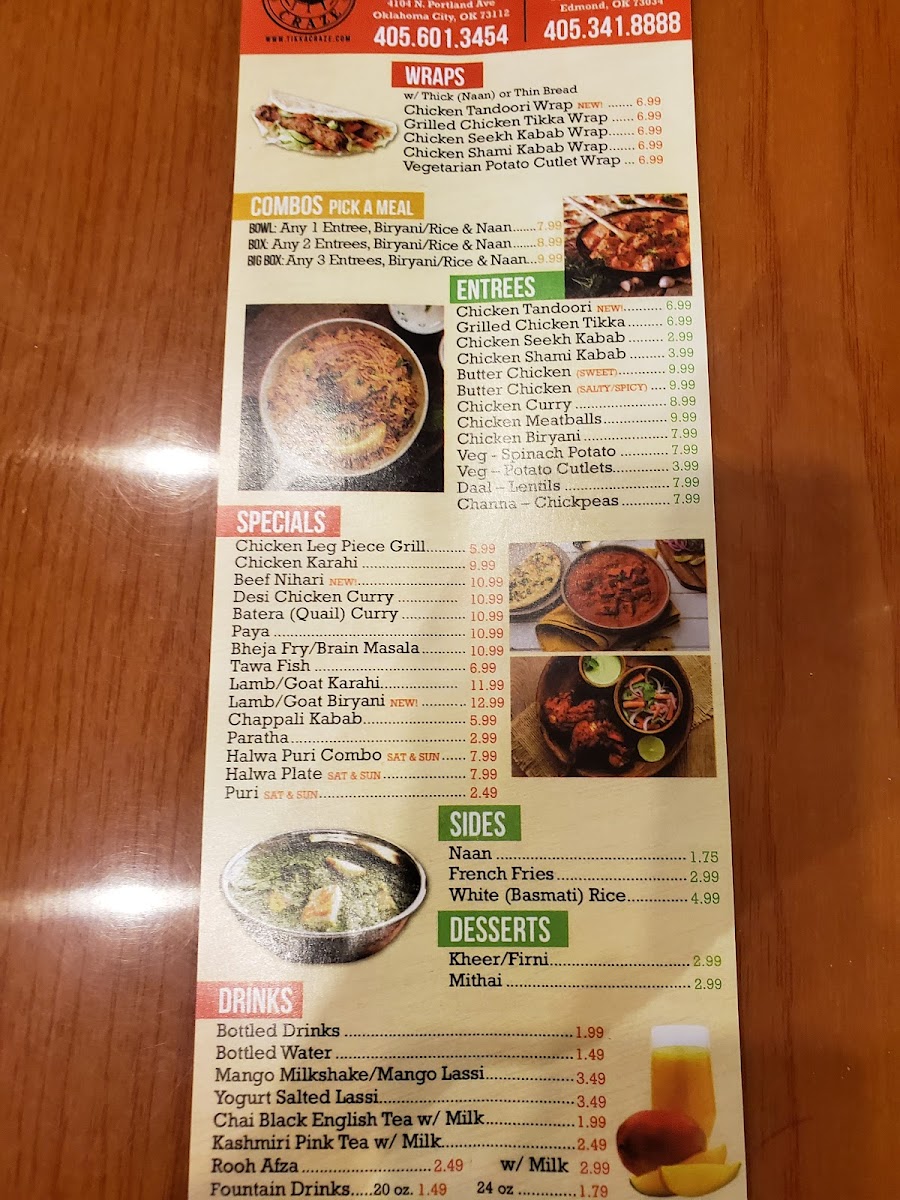 Menu Tikka Craze-2