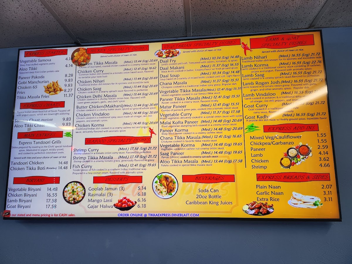 Menu Tikka Express Gainesville-10