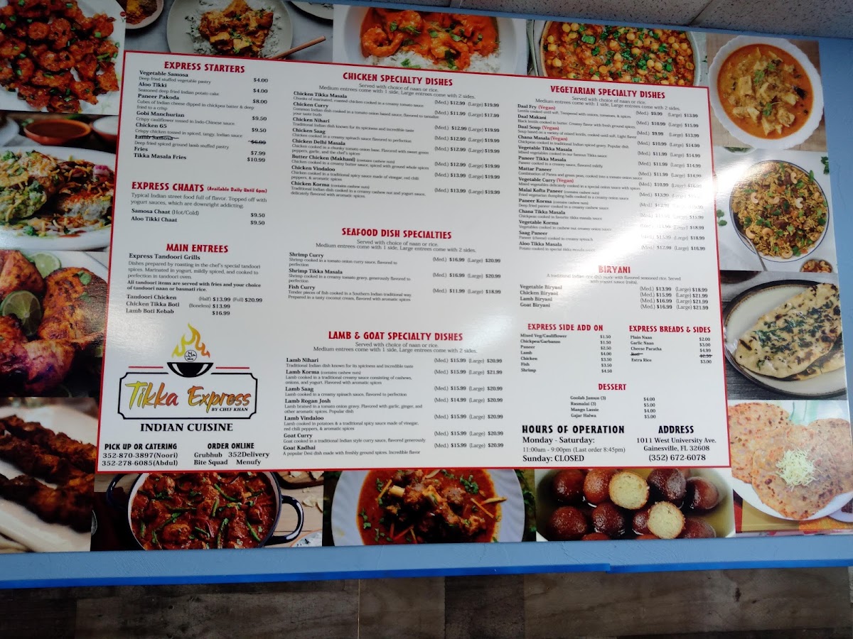 Menu Tikka Express Gainesville-6