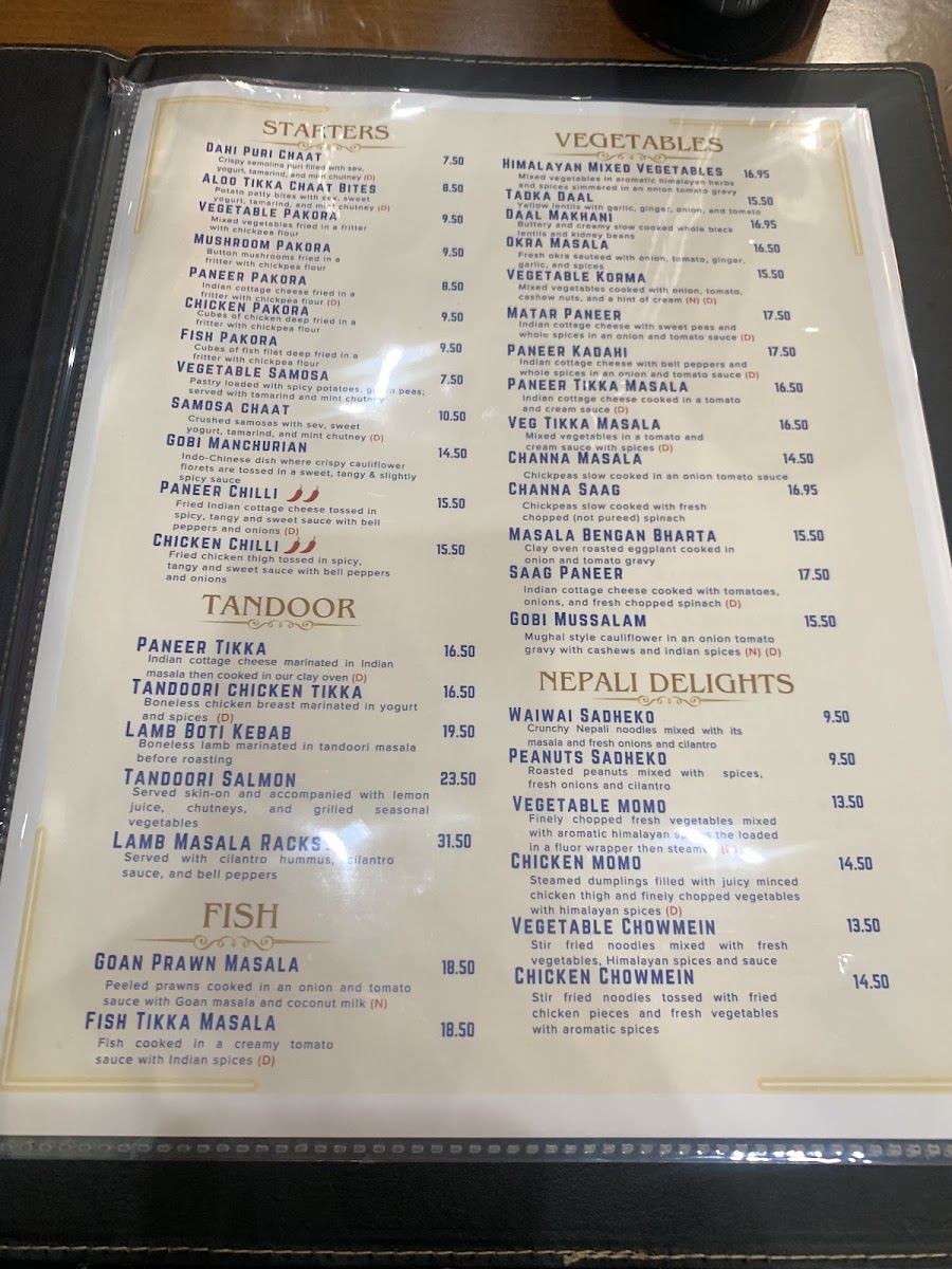 Menu Tilak Indian Cuisine-8