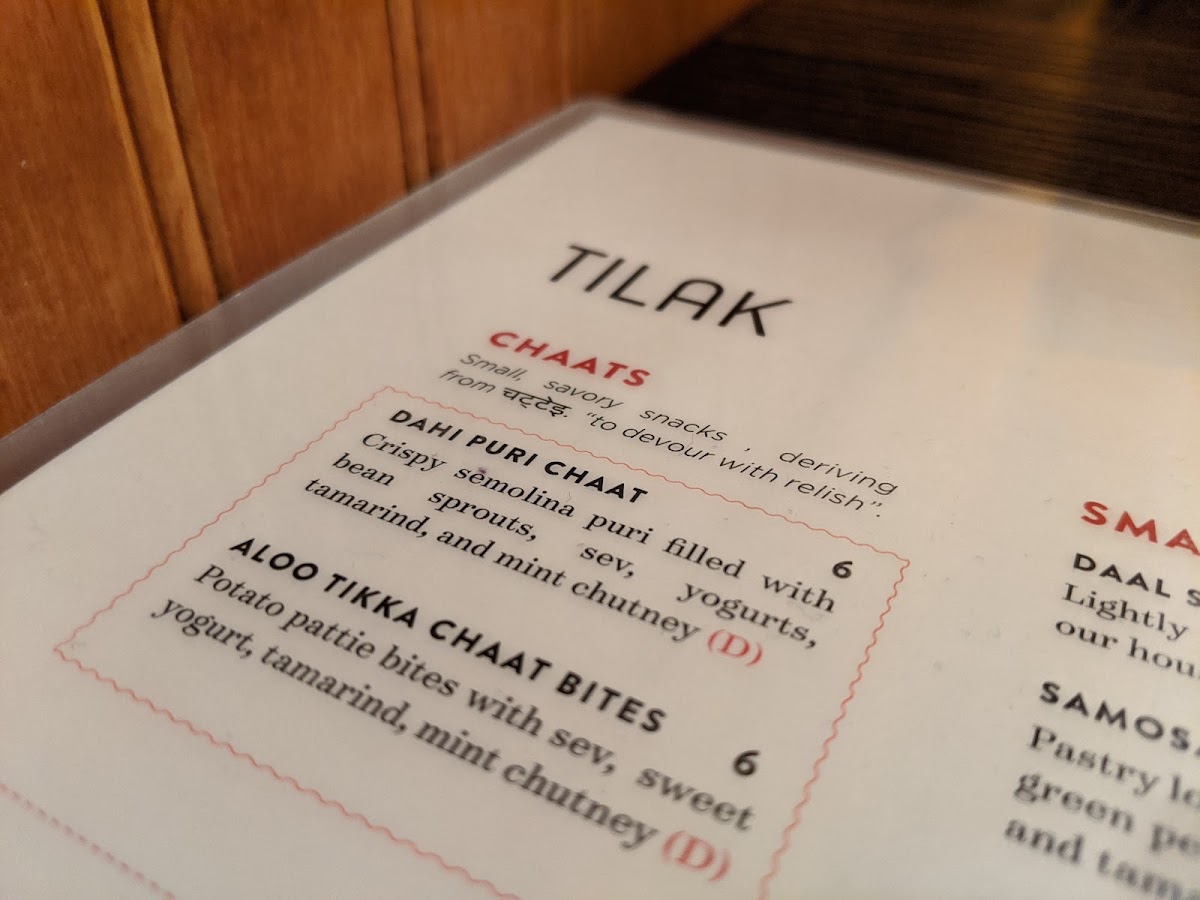 Menu Tilak San Francisco-10