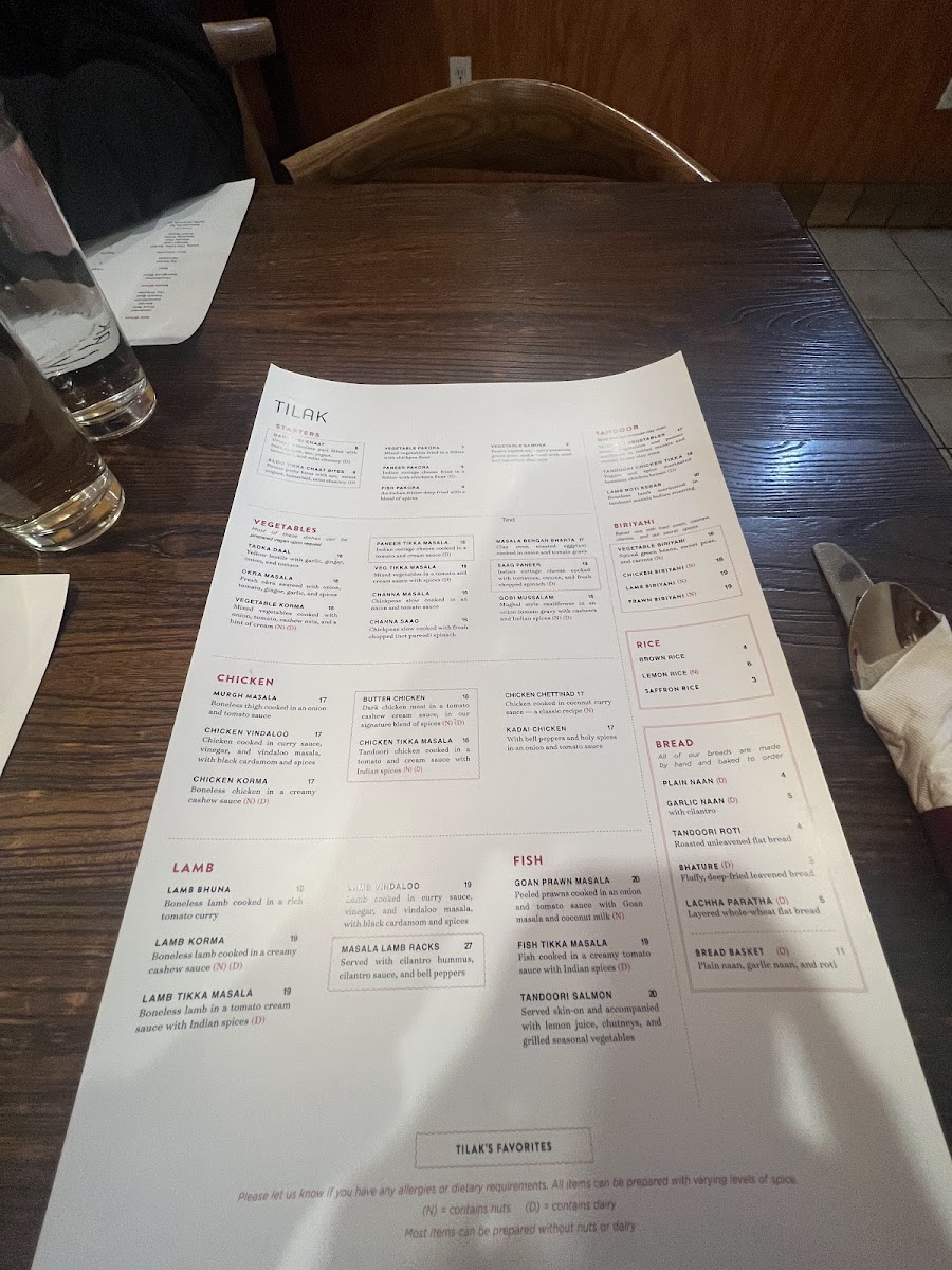 Menu Tilak San Francisco-3