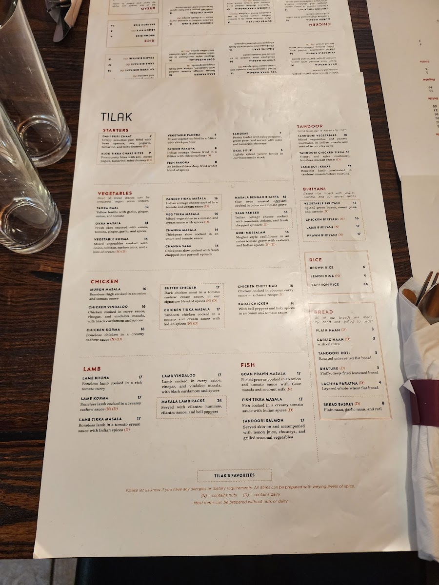 Menu Tilak San Francisco-4