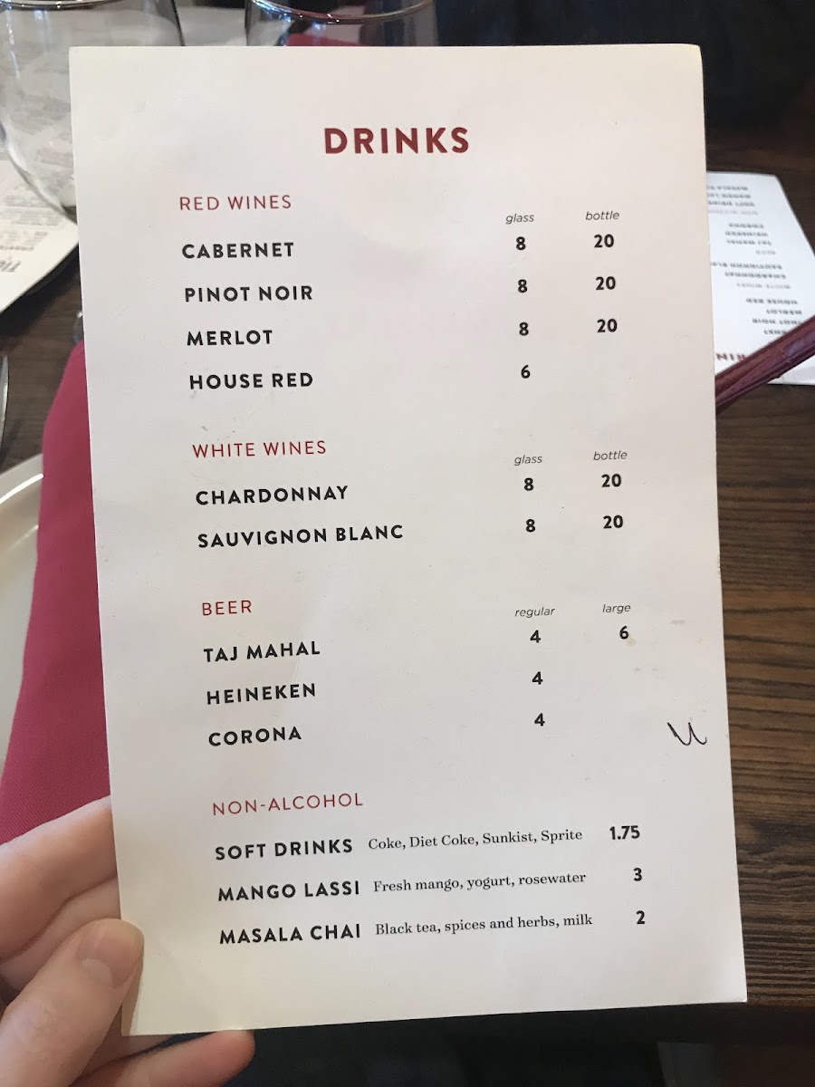 Menu Tilak San Francisco-9