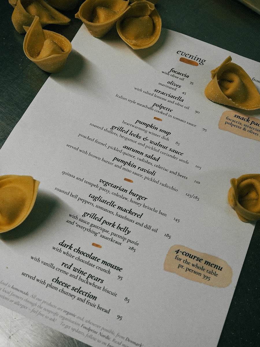 Menu Tilda Og Karl, Café Og Spisested-6