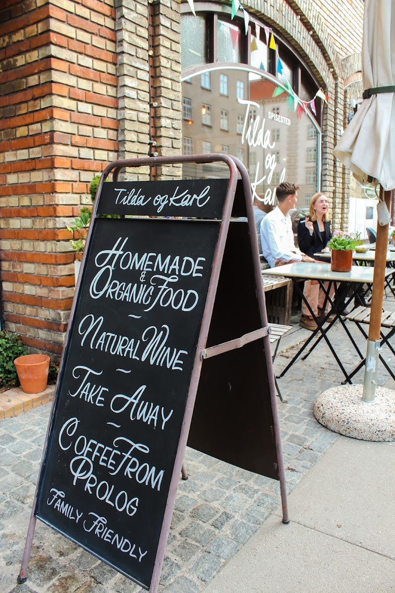 Menu Tilda Og Karl, Café Og Spisested-8