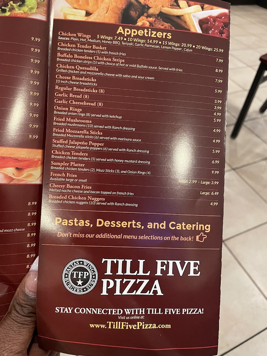Menu Till Five Pizza-1
