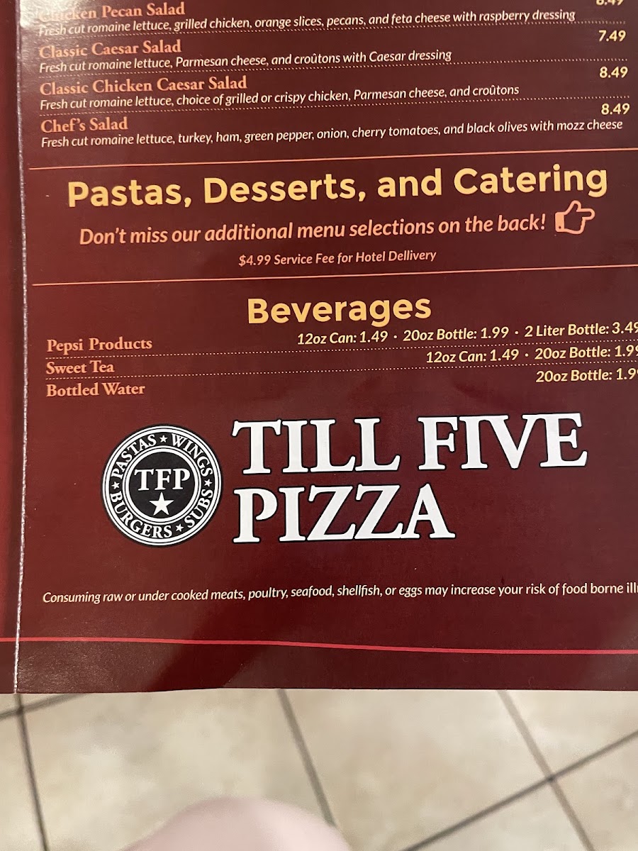 Menu Till Five Pizza-2