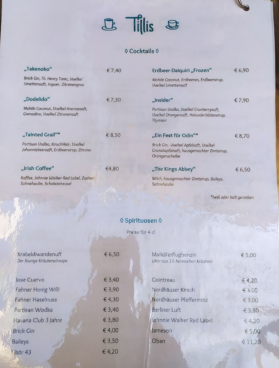 Menu Tillis Spielecafé-1