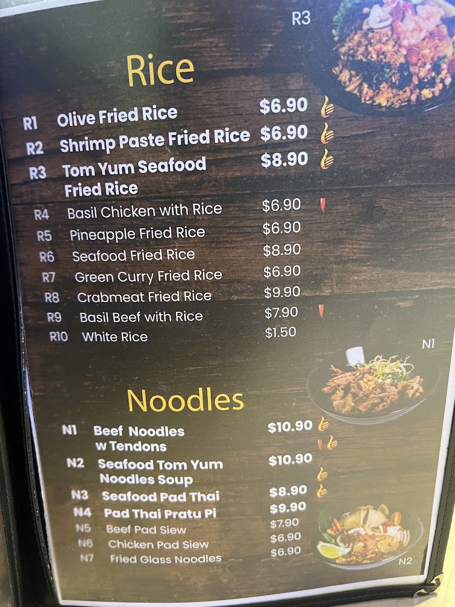 Menu Time For Thai Restaurant @ Bukit Timah-1