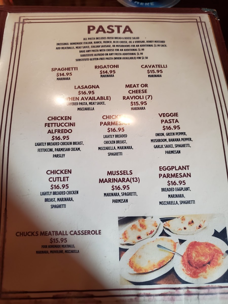 Menu Tim's Pizzeria And Pub-1