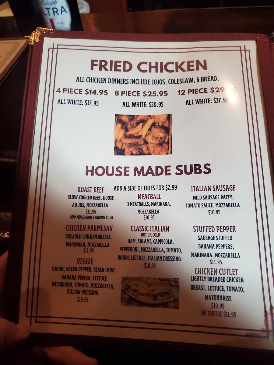 Menu Tim's Pizzeria And Pub-10