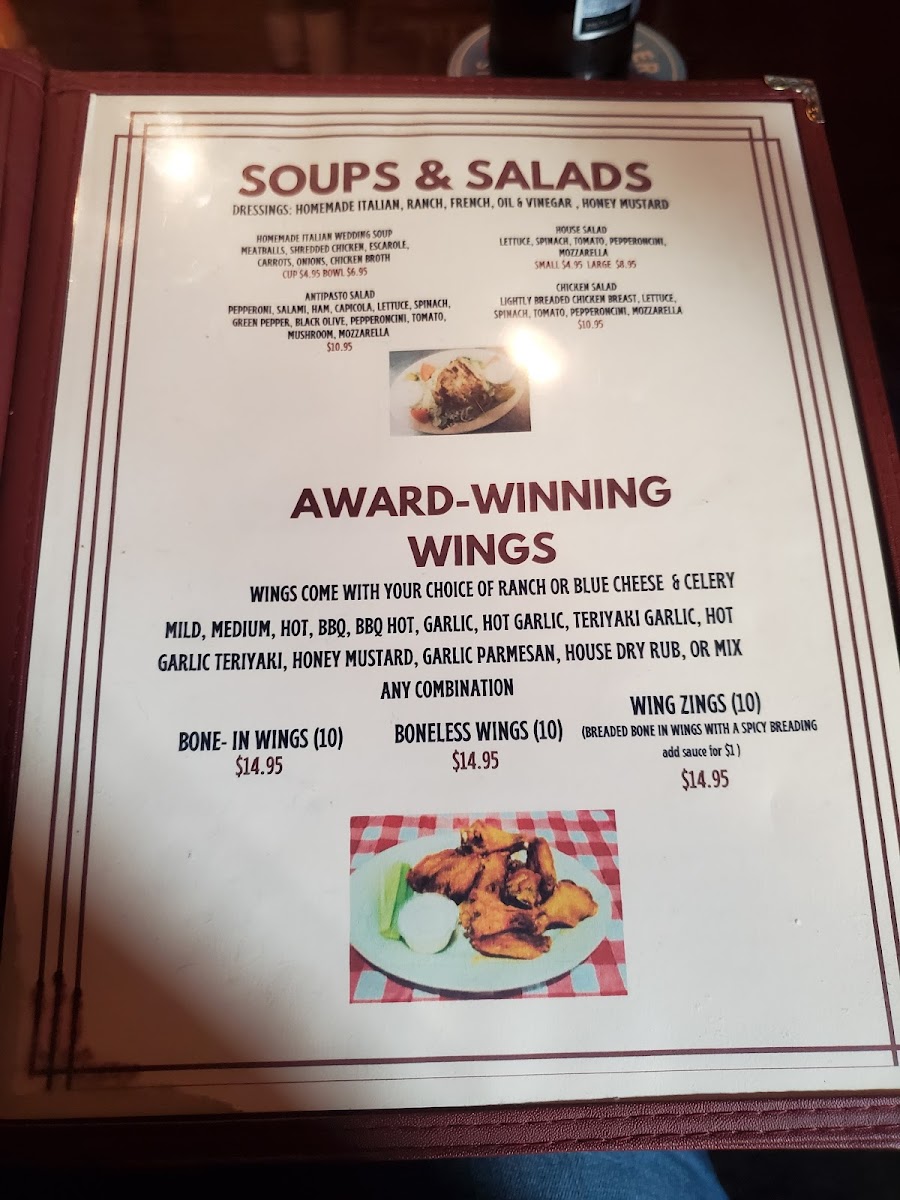 Menu Tim's Pizzeria And Pub-2