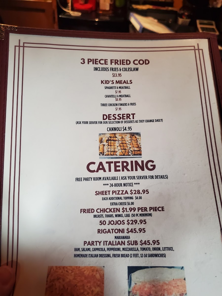 Menu Tim's Pizzeria And Pub-3