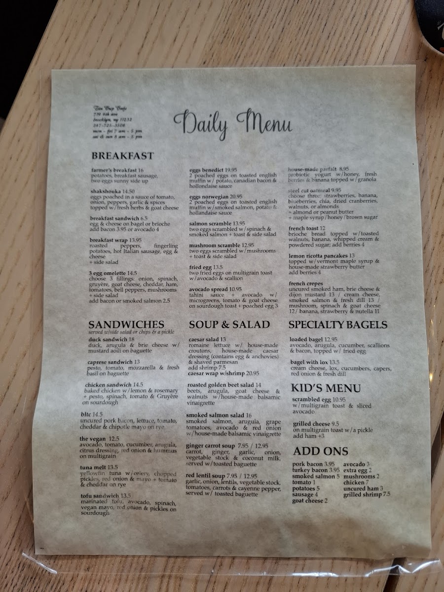 Menu Tin Cup Cafe-1