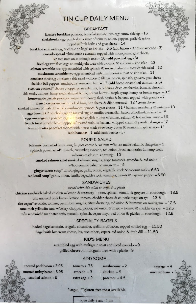 Menu Tin Cup Cafe-4
