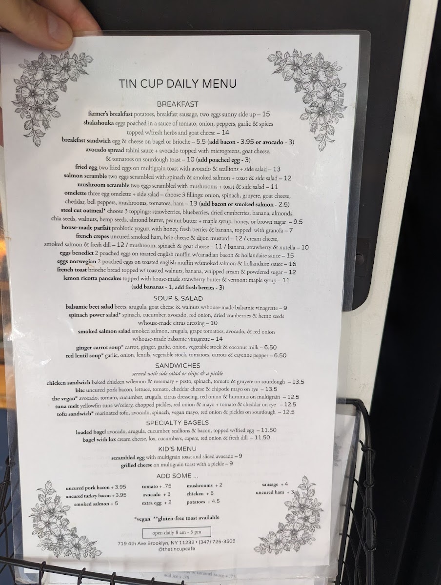 Menu Tin Cup Cafe-6