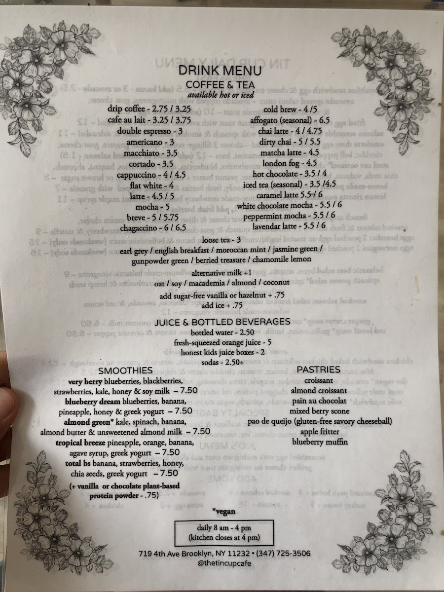 Menu Tin Cup Cafe-9