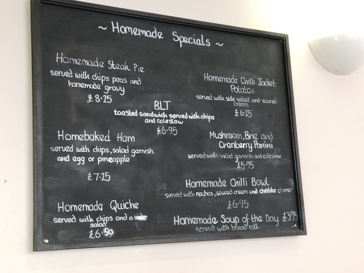 Menu Tina's Café-1