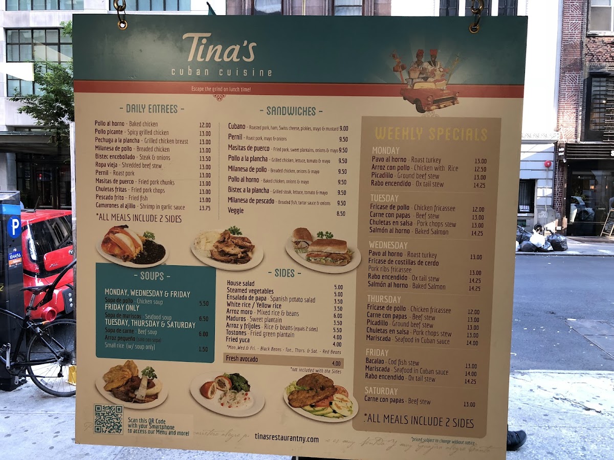 Menu Tina's Cuban-6