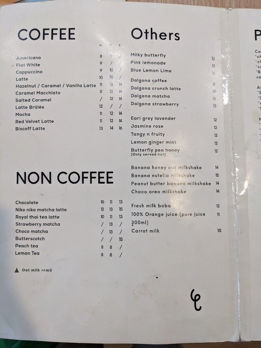 Menu Tiny Elephant - Soft Serve & Coffee-7