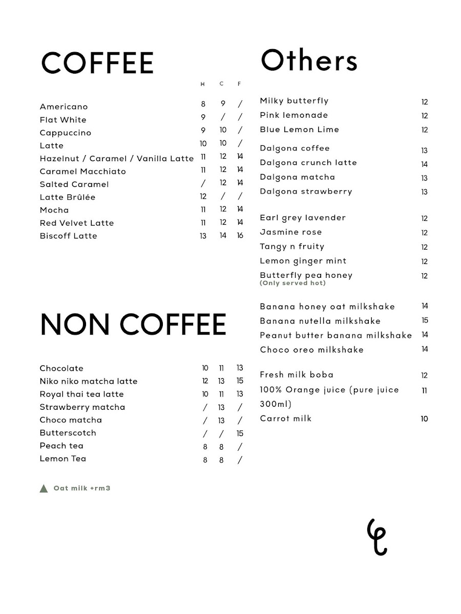 Menu Tiny Elephant - Soft Serve & Coffee-9
