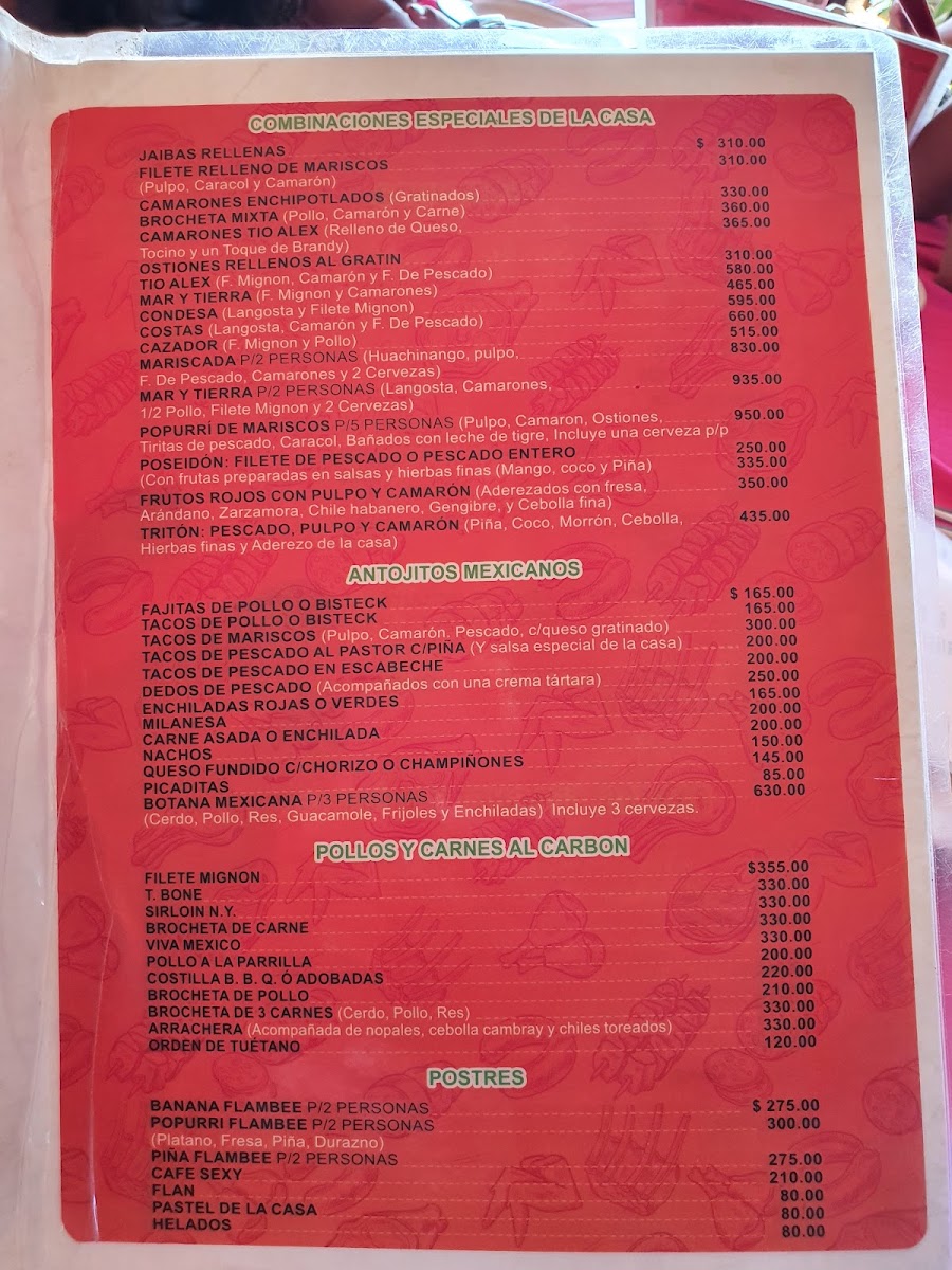 Menu Tío Alex Mariscos Y Carnes-4