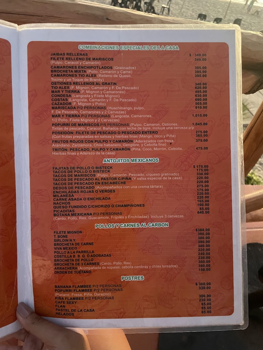 Menu Tío Alex Mariscos Y Carnes-5