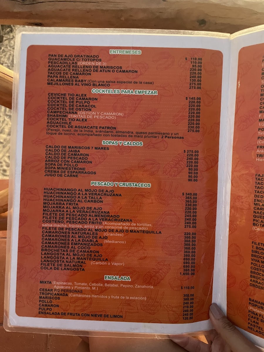 Menu Tío Alex Mariscos Y Carnes-6