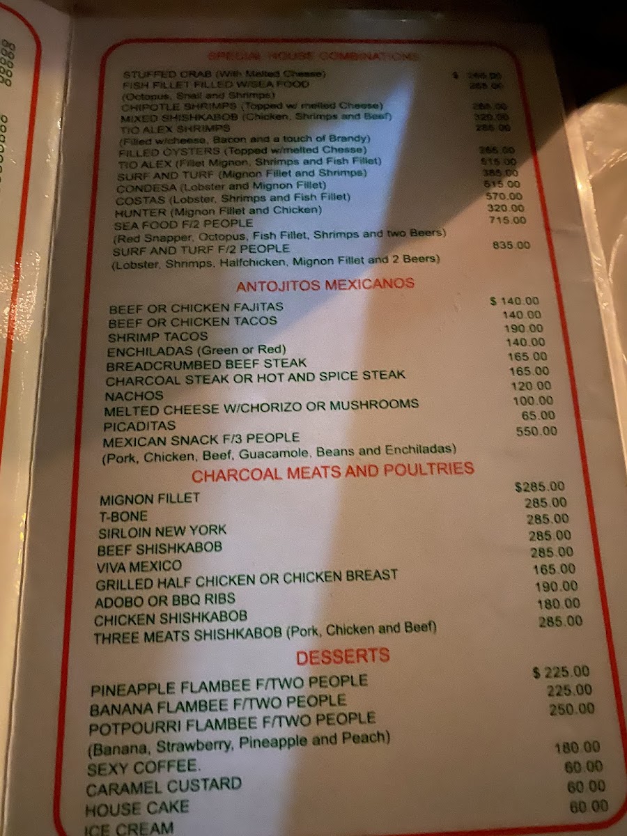 Menu Tío Alex Mariscos Y Carnes-8