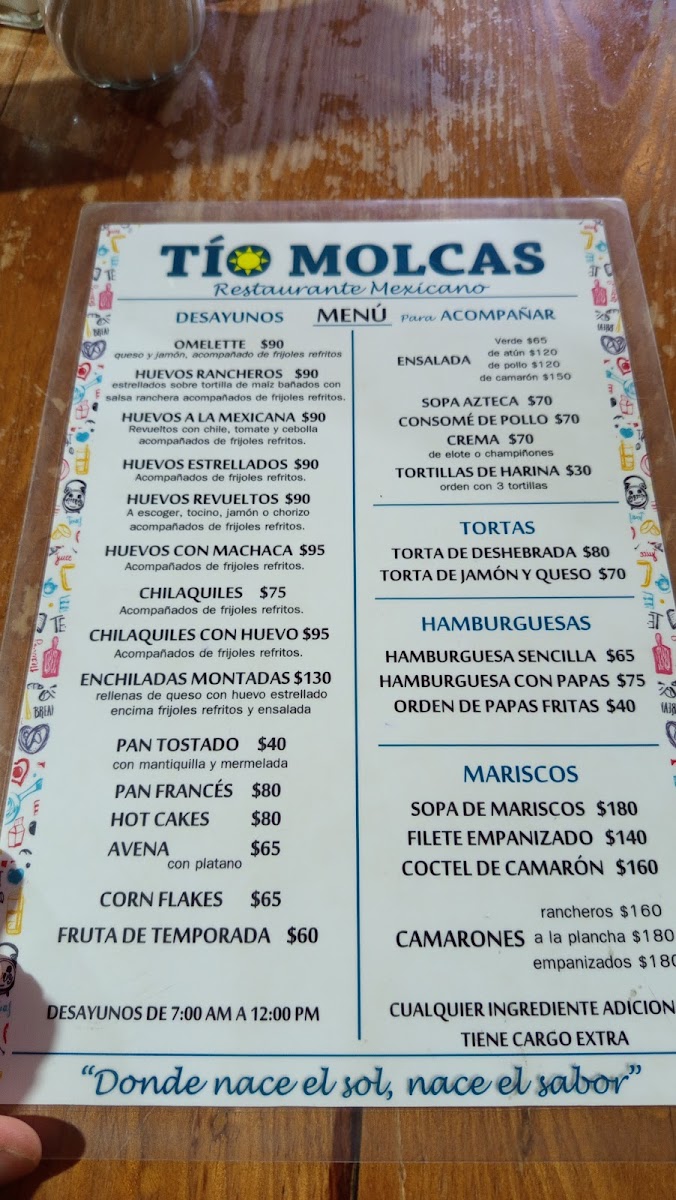Menu Tio Molcas Restaurant-4