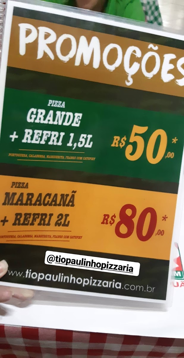 Menu Tio Paulinho Pizzaria Delivery-4