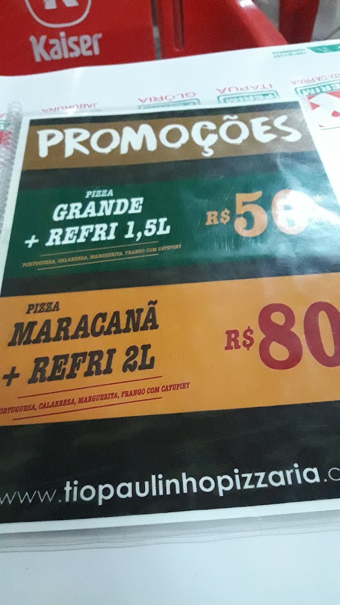 Menu Tio Paulinho Pizzaria Delivery-5