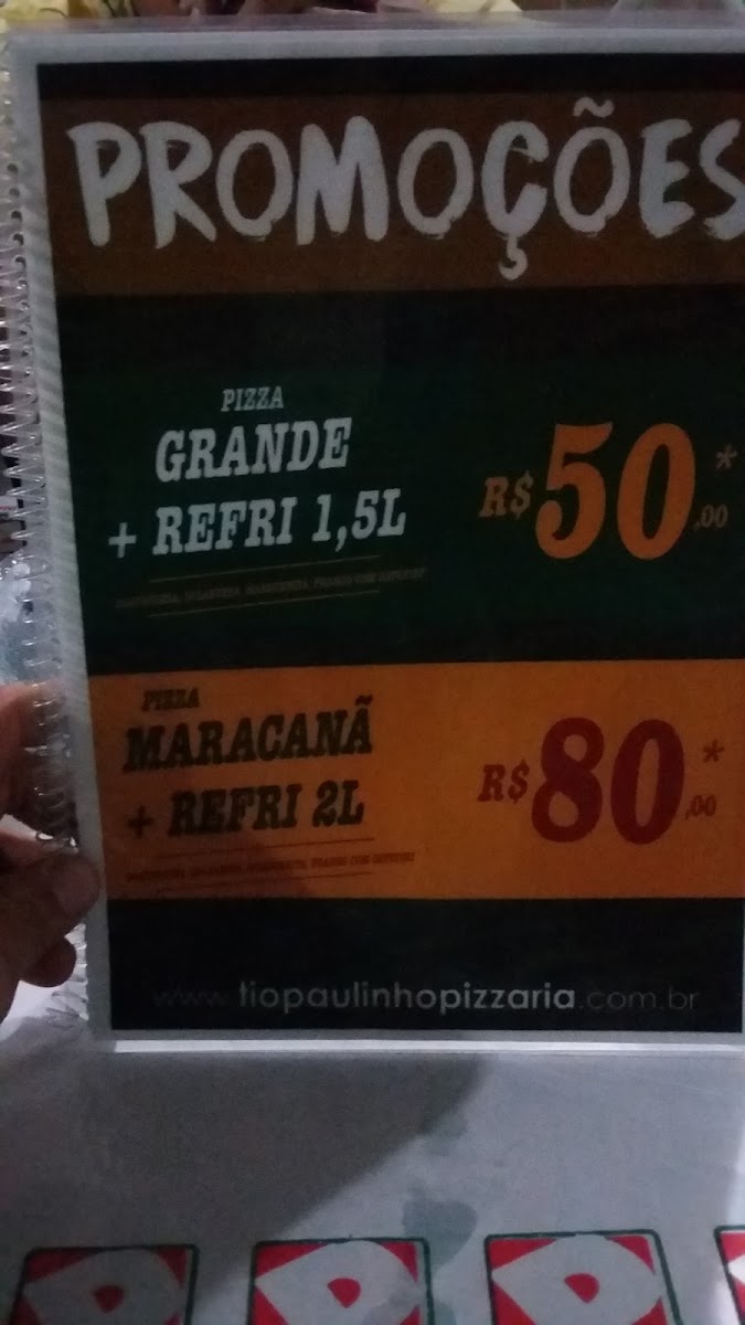 Menu Tio Paulinho Pizzaria Delivery-6